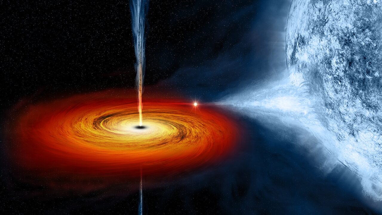 Εικονογράφηση μαύρης τρύπας