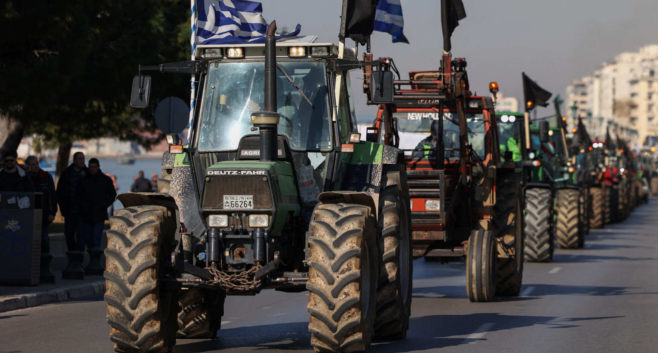 Συνοδεία περιπολικών θα γίνει η κίνηση των τρακτέρ προς την Αθήνα