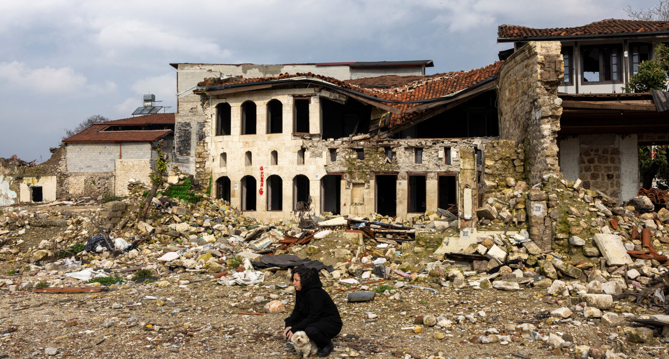 Φωτογραφία από τον σεισμό που έγινε στις 6 Φεβρουαρίου στην νότια Τουρκία