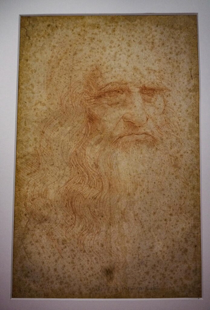 Αυτοπροσωπογραφία του Leonardo da Vinci, της περιόδου 1515-1518