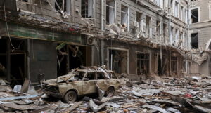 Κατεστραμένα κτίρια στην Ουκρανία