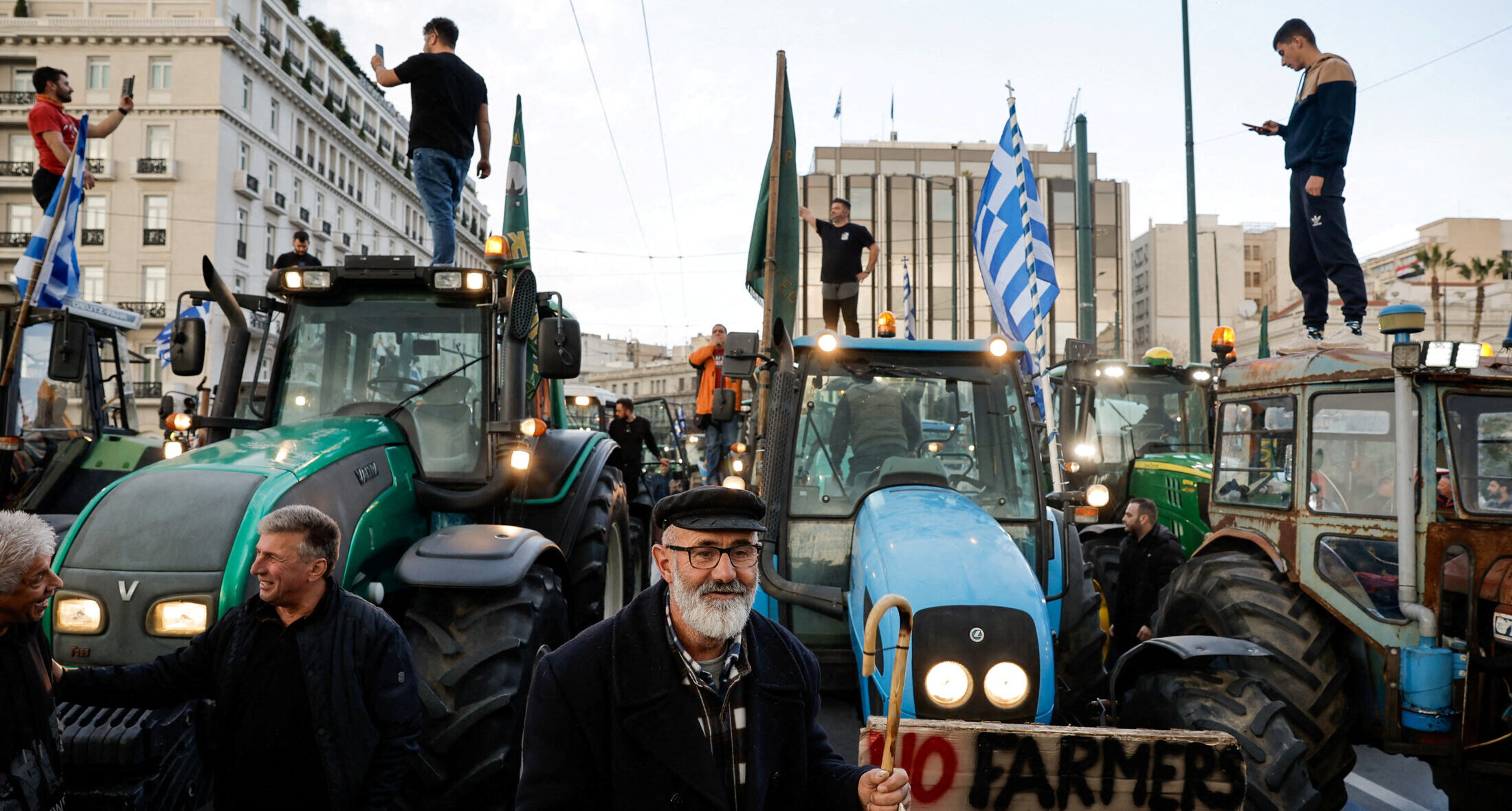 αγρότες στα μπλόκα