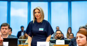 Η Μαρία Καρυστιανού βρέθηκε για δεύτερη φορά στο ευρωκοινοβούλιο, στην Επιτροπή Αναφορών