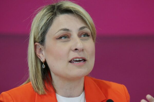 Η υφυπουργός Υποδομών και Μεταφορών, Χριστίνα Αλεξοπούλου
