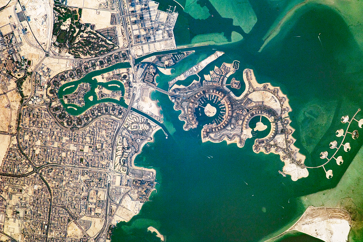 Pearl_Quatar_From_Space_NASA